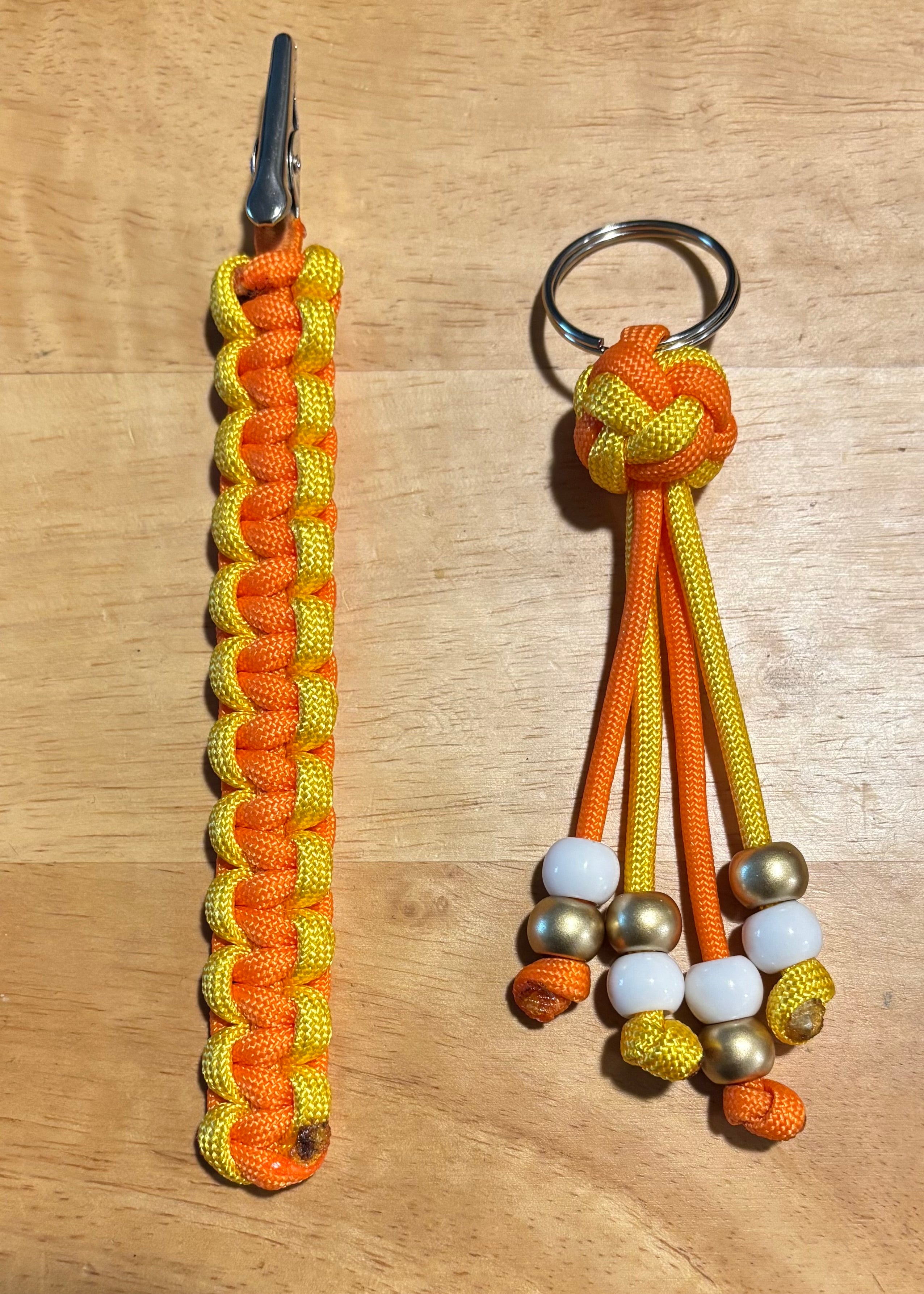 Keychain and matching card grabber/roach clips